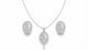 Royal Leaf Pearl Jewelry Set